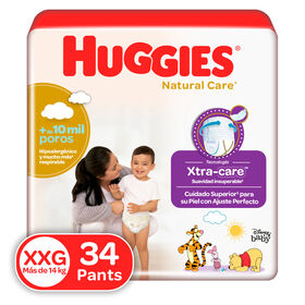 Pants Huggies Nat Care XXG 34 ud